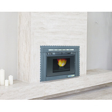 Indoor Using Insert Type Wood Pellet Stove with Remote Control